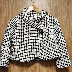 Banana Republic Monochrome Patterned Blazer